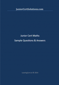 Junior Cert Maths Sample Questions & Answers